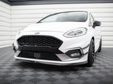 Front Splitter V.6 compatible with Ford Fiesta Mk8 ST / ST-Line