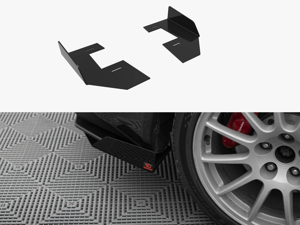 Rear Side Flaps compatible with Mitsubishi Lancer EVO X
