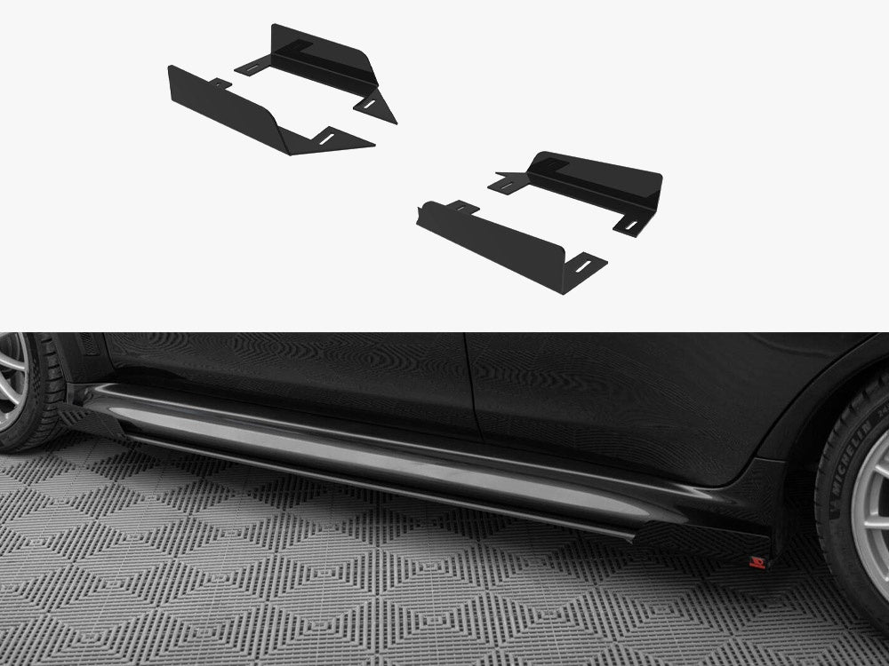 Side Flaps compatible with Mitsubishi Lancer EVO X