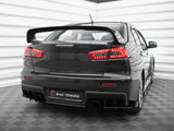 Street Pro Rear Side Splitters + Flaps compatible with Mitsubishi Lancer EVO X