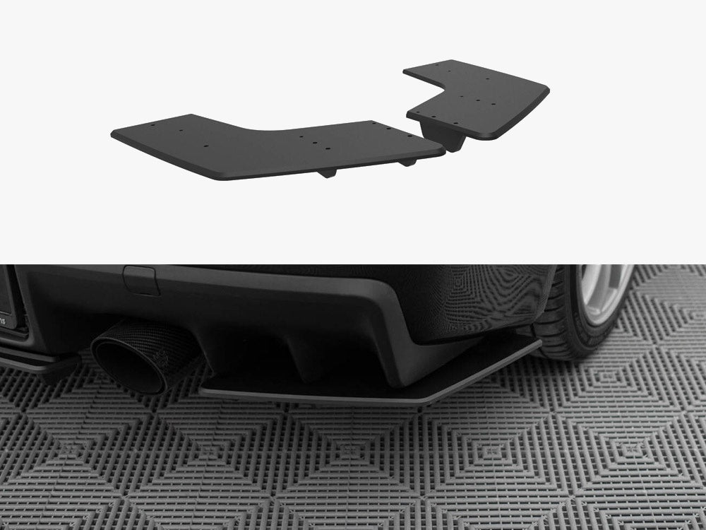 Street Pro Rear Side Splitters compatible with Mitsubishi Lancer EVO X
