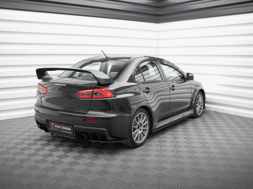 Street Pro Rear Side Splitters compatible with Mitsubishi Lancer EVO X