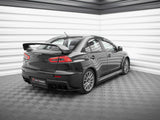 Street Pro Rear Side Splitters compatible with Mitsubishi Lancer EVO X
