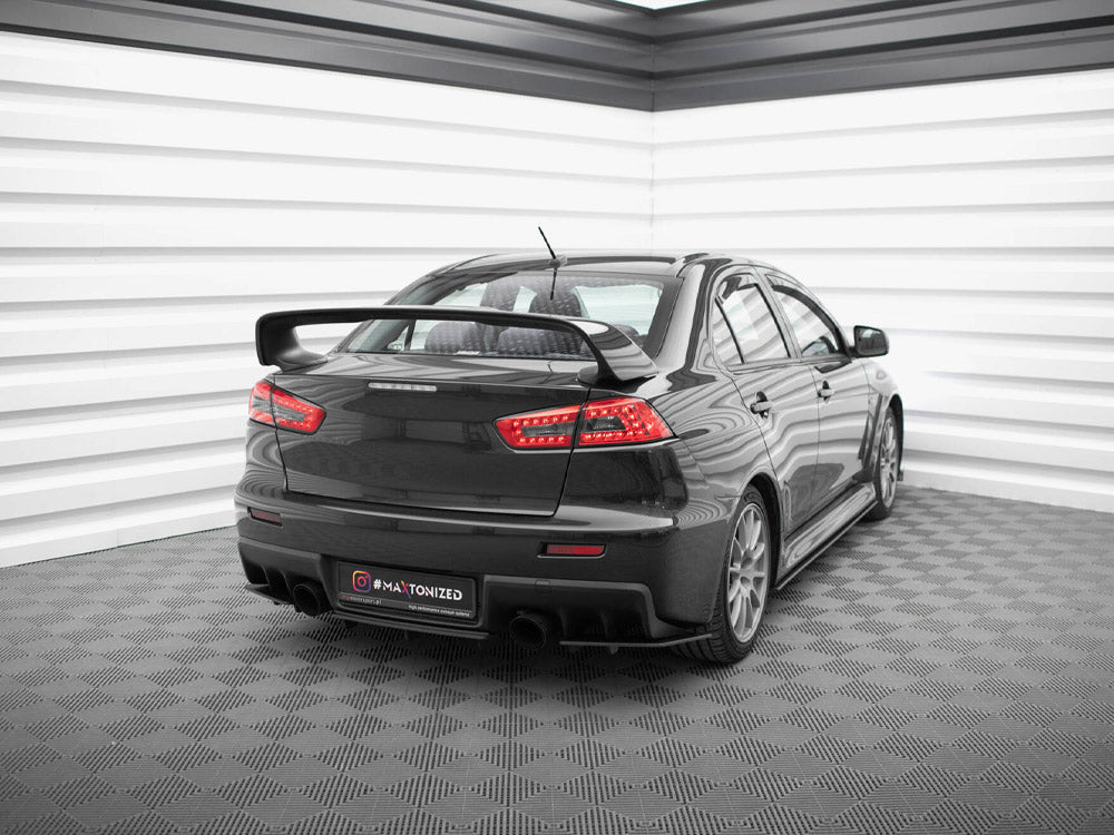 Street Pro Rear Side Splitters compatible with Mitsubishi Lancer EVO X