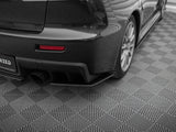 Street Pro Rear Side Splitters compatible with Mitsubishi Lancer EVO X
