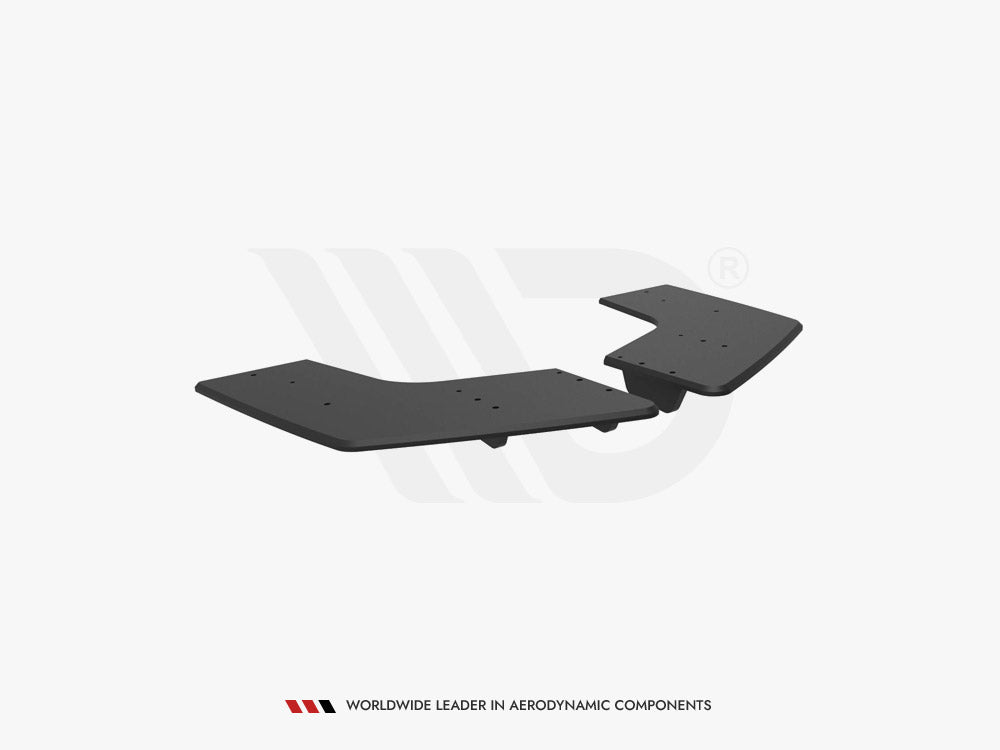 Street Pro Rear Side Splitters compatible with Mitsubishi Lancer EVO X