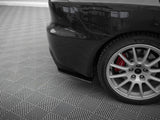 Street Pro Rear Side Splitters compatible with Mitsubishi Lancer EVO X