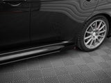 Street PRO Side Skirts Diffusers + Flaps compatible with Mitsubishi Lancer EVO X