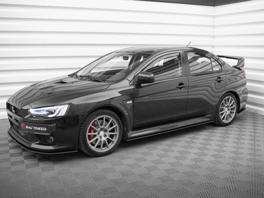 Street PRO Side Skirts Diffusers compatible with Mitsubishi Lancer EVO X
