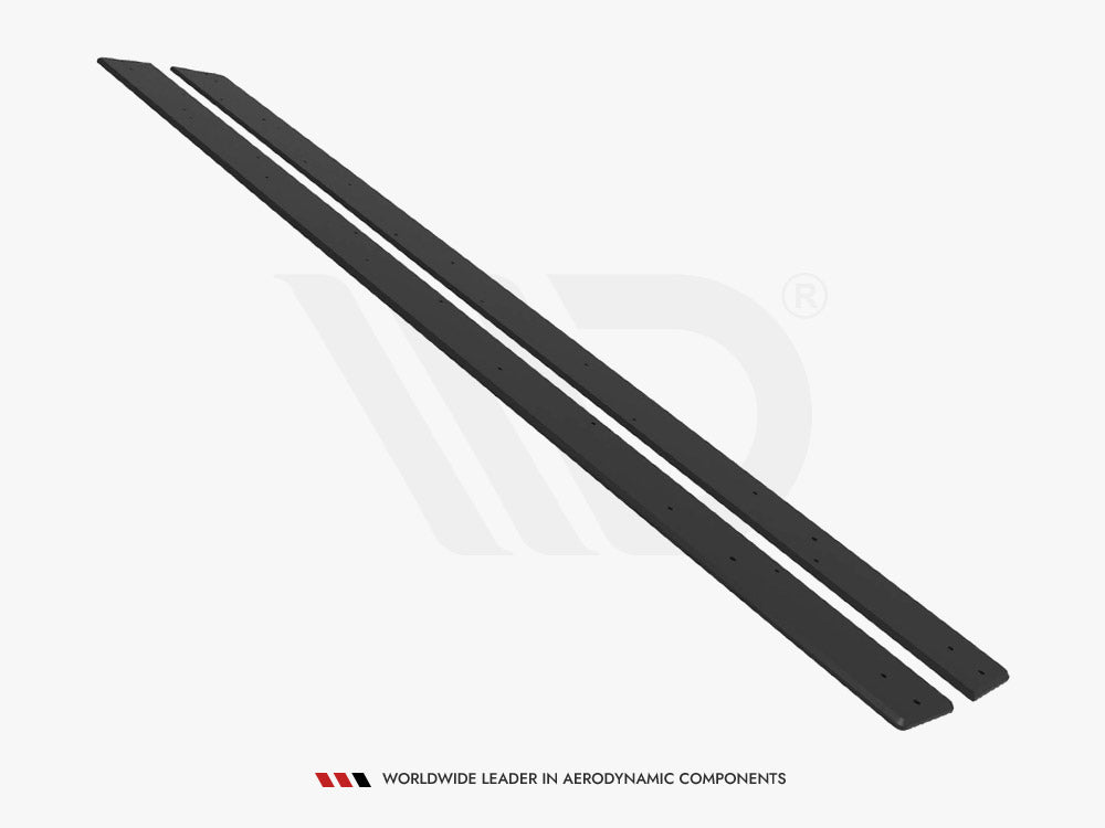 Street PRO Side Skirts Diffusers compatible with Mitsubishi Lancer EVO X