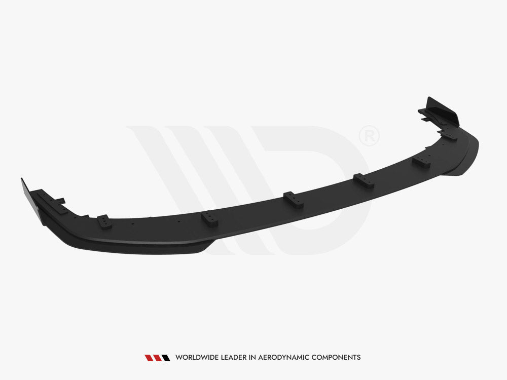 Street PRO Front Splitter V.1 + Flaps compatible with Mitsubishi Lancer EVO X