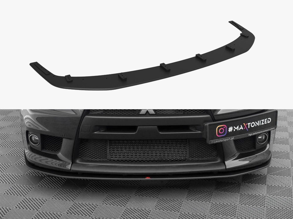 Street PRO Front Splitter compatible with Mitsubishi Lancer EVO X