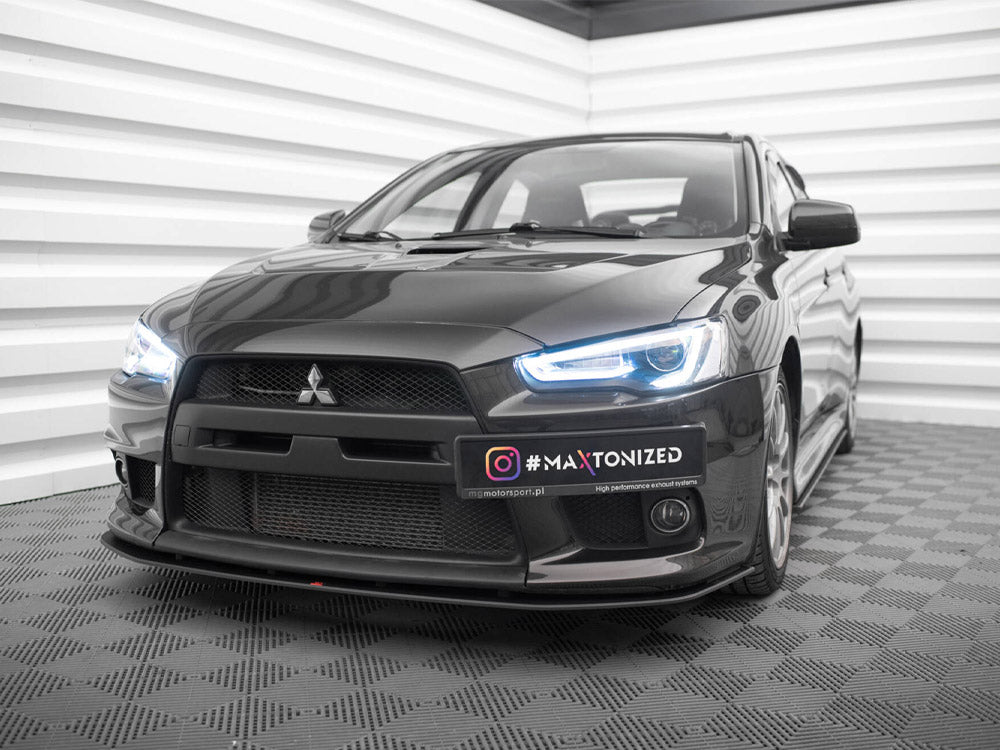 Street PRO Front Splitter compatible with Mitsubishi Lancer EVO X