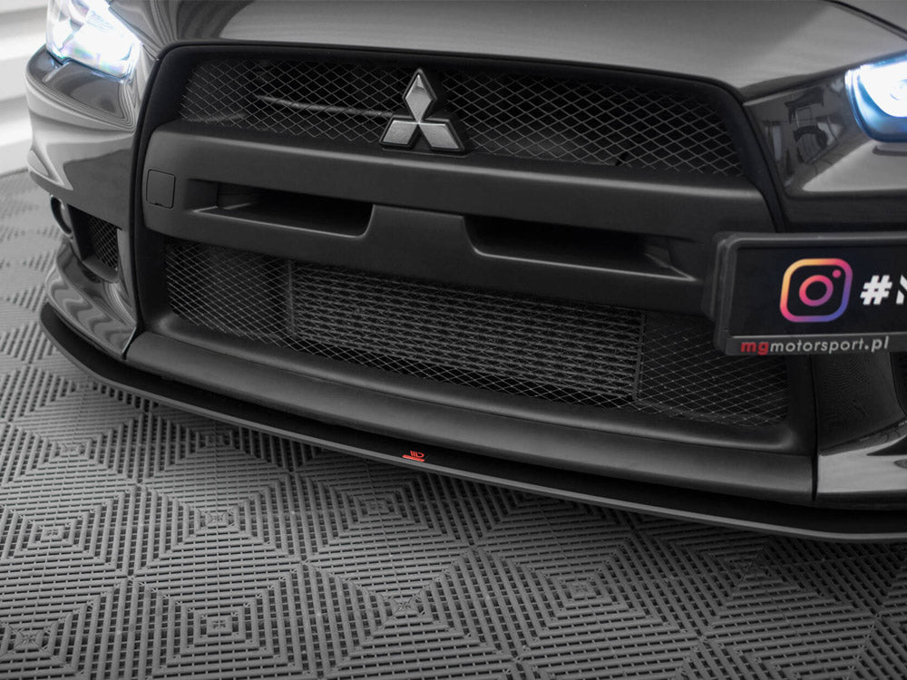 Street PRO Front Splitter compatible with Mitsubishi Lancer EVO X