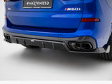 Prepreg Carbon Fiber Rear Diffuser compatible with BMW X5 M-Pack G05 Facelift