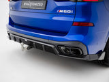 Prepreg Carbon Fiber Rear Diffuser compatible with BMW X5 M-Pack G05 Facelift