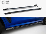 Prepreg Carbon Fiber Side Skirts compatible with BMW X5 M-Pack G05 Facelift
