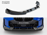 Prepreg Carbon Fiber Front Splitter compatible with BMW X5 M-Pack G05 Facelift