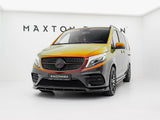 Front Splitter V.6 compatible with Mercedes-Benz V-Class AMG Line W447 Facelift
