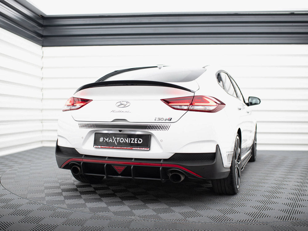 Street PRO Rear Diffuser compatible with Hyundai i30 N Fastback Mk3