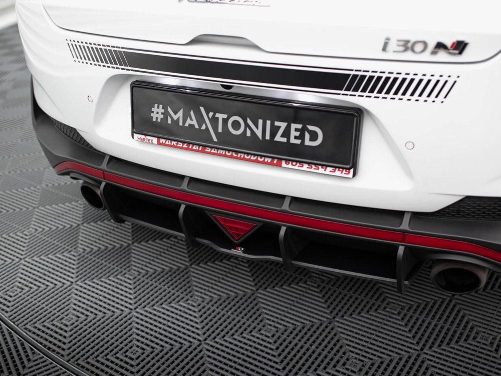 Street PRO Rear Diffuser compatible with Hyundai i30 N Fastback Mk3