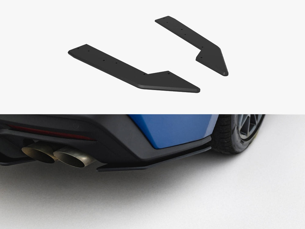 Street Pro Rear Side Splitters compatible with Ford Mustang GT Mk7