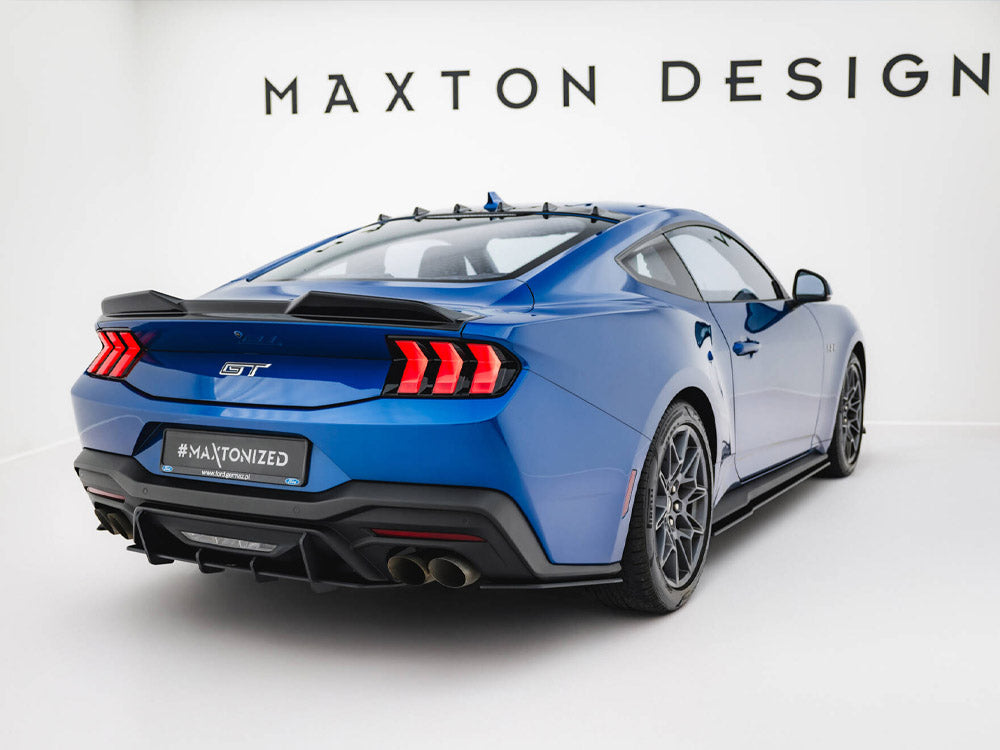Street Pro Rear Side Splitters compatible with Ford Mustang GT Mk7