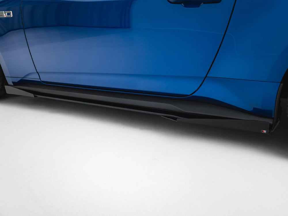 Street PRO Side Skirts Diffusers + Flaps compatible with Ford Mustang GT Mk7