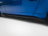Street PRO Side Skirts Diffusers + Flaps compatible with Ford Mustang GT Mk7