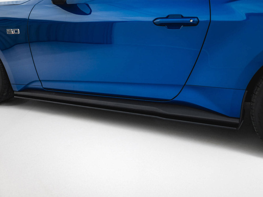 Street PRO Side Skirts Diffusers compatible with Ford Mustang GT Mk7