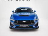 Street PRO Front Splitter V.1 + Flaps compatible with Ford Mustang GT Mk7