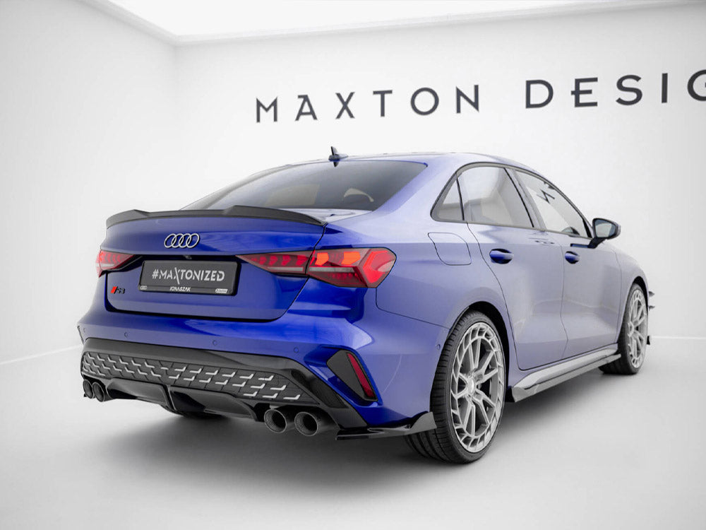Rear Side Splitters V.2 compatible with Audi S3 Sedan 8Y Facelift