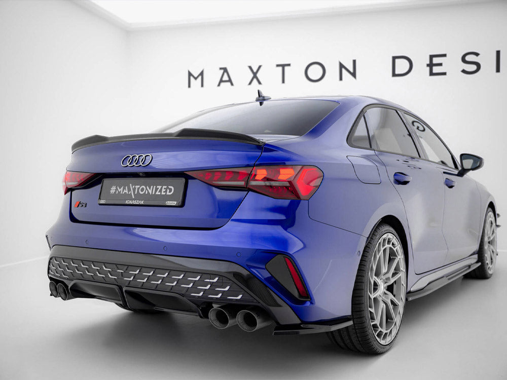 Rear Side Splitters V.1 compatible with Audi S3 Sedan 8Y Facelift
