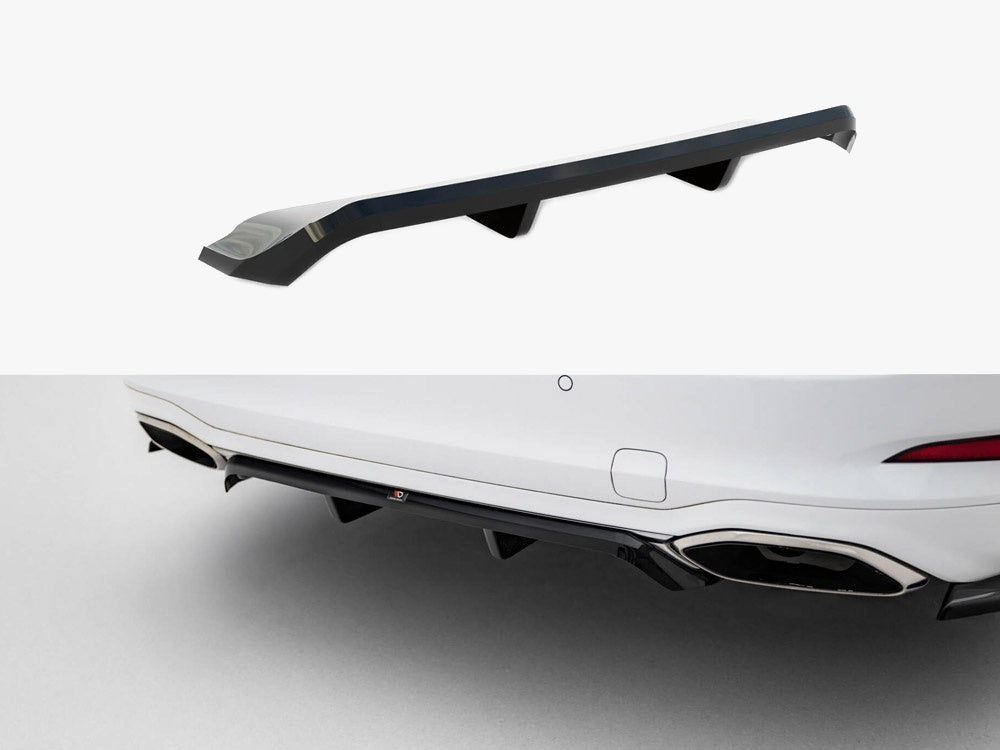 Rear Splitter (Vertical Bars) compatible with Ford Focus Vignale Estate Mk4