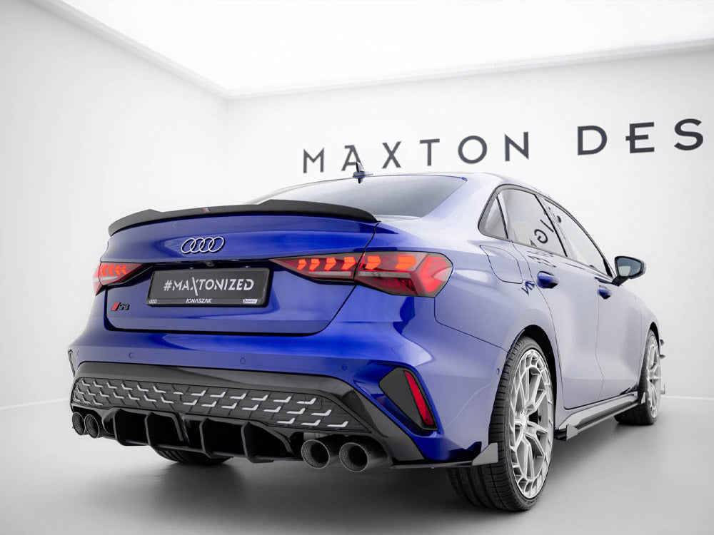 Street PRO Rear Diffuser compatible with Audi S3 Sedan 8Y Facelift