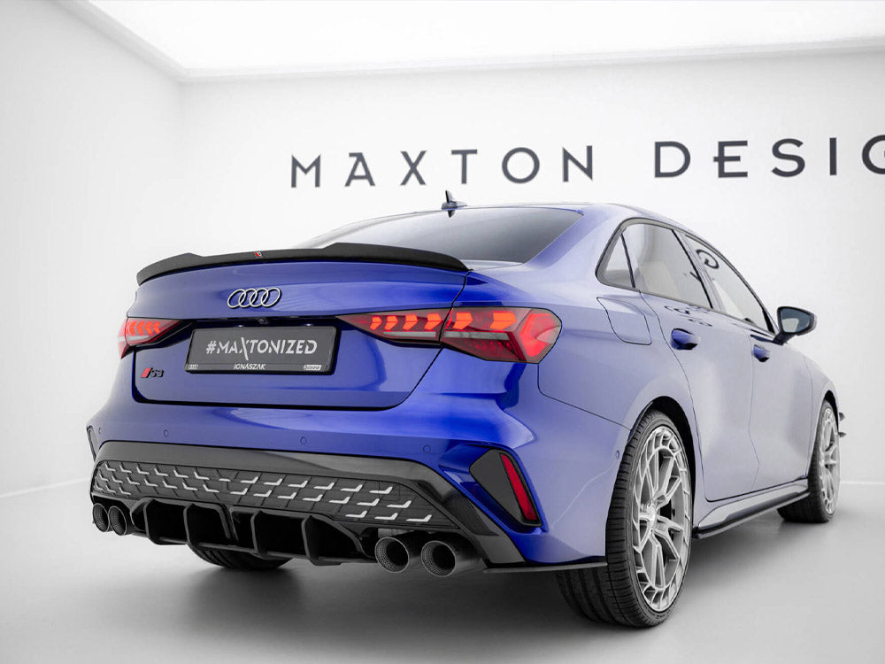 Street Pro Rear Side Splitters compatible with Audi S3 Sedan 8Y Facelift