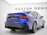 Street Pro Rear Side Splitters compatible with Audi S3 Sedan 8Y Facelift