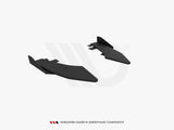 Street Pro Rear Side Splitters + Flaps compatible with Audi S3 Sedan 8Y Facelift