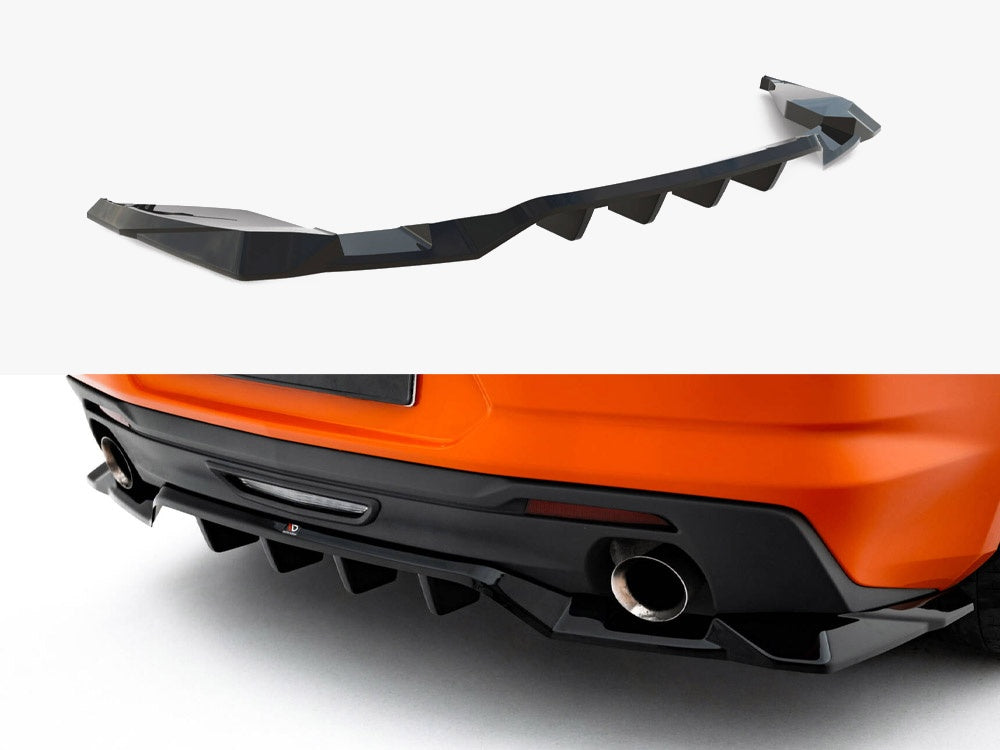 Rear Splitter (Vertical Bars) compatible with Chevrolet Camaro SS Mk6 Facelift