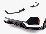 Street Pro Rear Side Splitters compatible with Honda Civic Sport Mk10