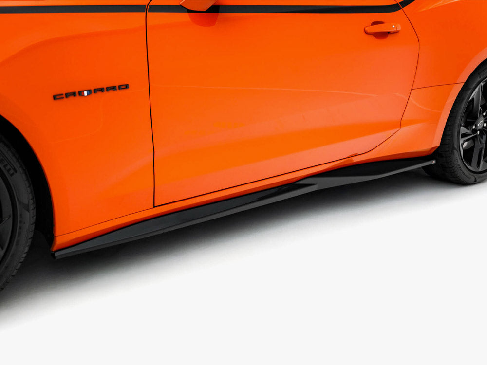 Side Skirts Diffusers V.1 compatible with Chevrolet Camaro SS Mk6 Facelift