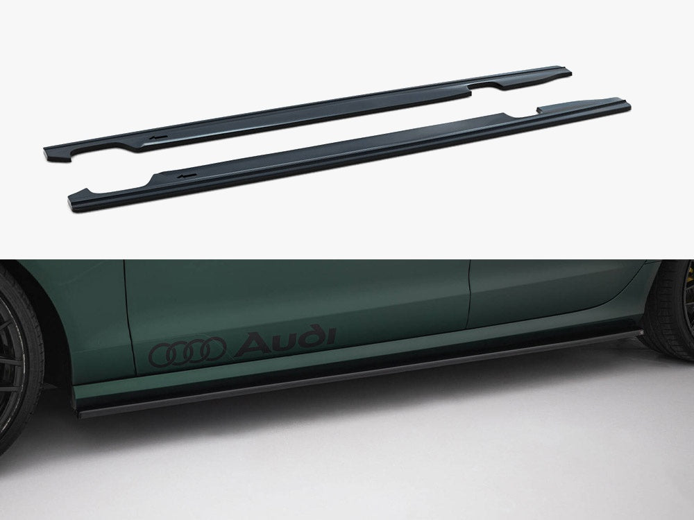 Side Skirts Diffusers compatible with Audi S6 / A6 S Line C7