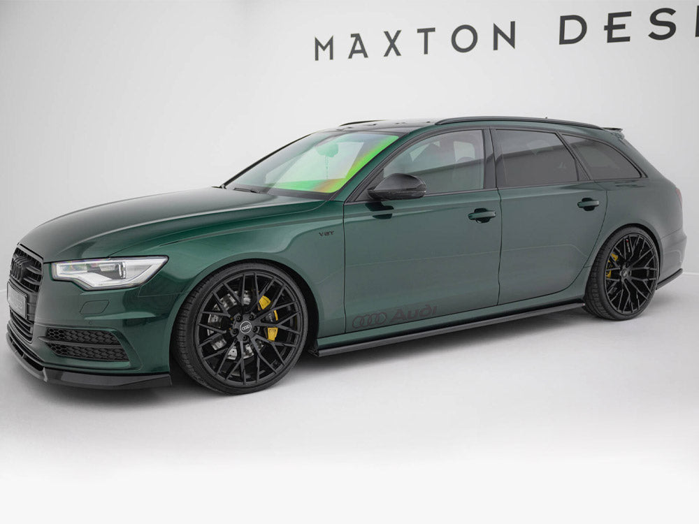 Side Skirts Diffusers V.2 compatible with Audi A6 S Line / S6 C7