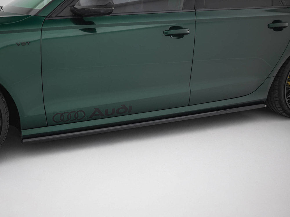 Side Skirts Diffusers V.2 compatible with Audi A6 S Line / S6 C7