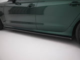 Side Skirts Diffusers V.2 compatible with Audi A6 S Line / S6 C7