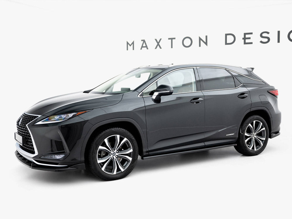 Side Skirts Diffusers V.2 compatible with Lexus RX Mk4 Facelift (Version Without OEM step rails)