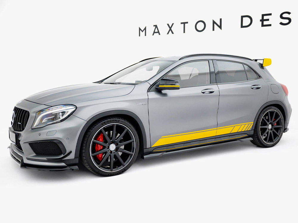 Side Skirts Diffusers V.2 compatible with Mercedes-Benz GLA 45 AMG X156