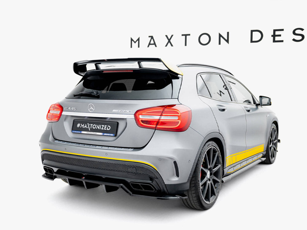 Rear Splitter (Vertical Bars) V.2 compatible with Mercedes-Benz GLA 45 AMG X156