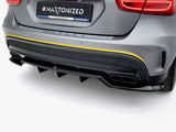 Rear Splitter (Vertical Bars) V.2 compatible with Mercedes-Benz GLA 45 AMG X156