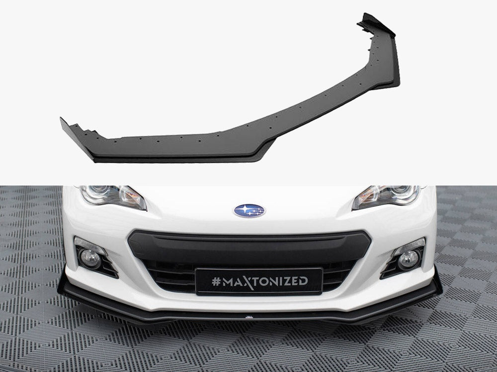 Street PRO Front Splitter V.1 + Flaps compatible with Subaru BRZ Mk1